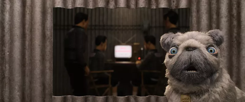 Image: Oracle (voiced by Tilda Swinton) is one of the inhabitants of a remote, trash-strewn atoll called Trash Island in Isle of Dogs, which might be Wes Anderson's most visually striking film.
