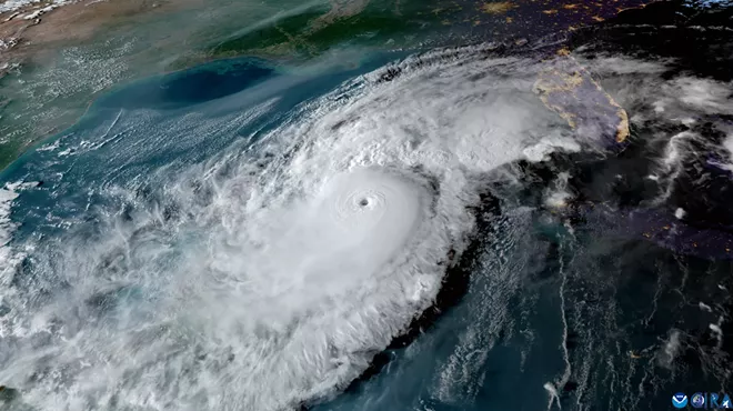 Image of Hurricane Milton from NOAA's GOES-16 satellite on Oct. 8, 2024