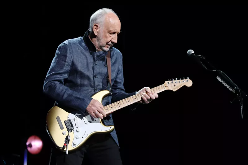 Image: The Who guitar player Pete Towshed