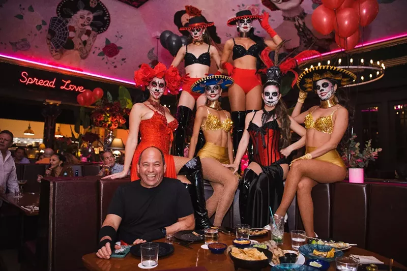 Image: Ralph Pagano and friends celebrate Cinco de Mayo at Naked Taco.