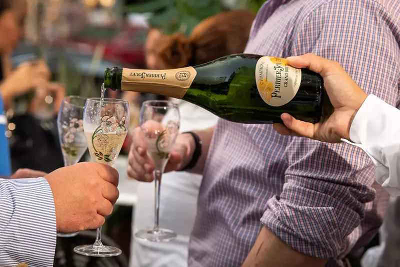 Image: Perrier-Jouët will host a Champagne tasting dinner during Miami Art Week.