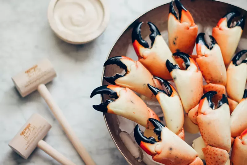 Image: Get stone crabs delivered in less than an hour.