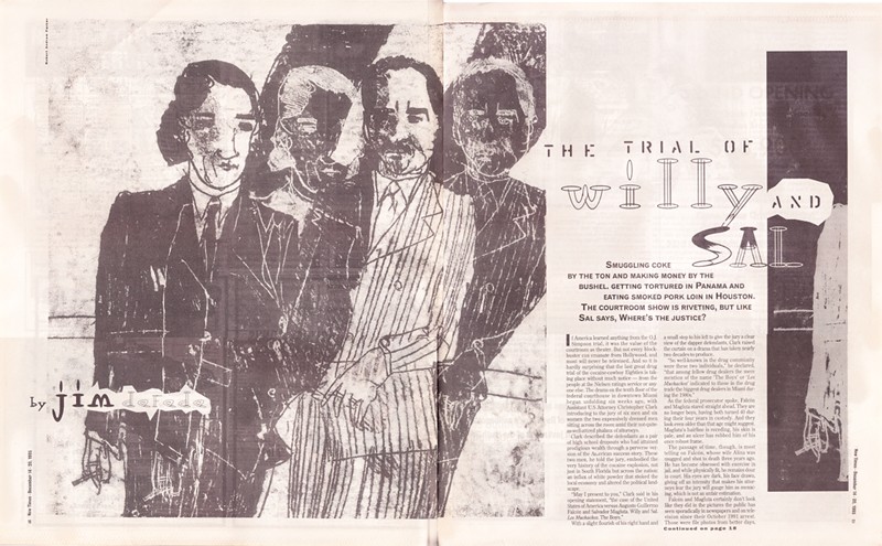 Pages 16-17 of the December 14, 1995, issue of Miami New Times