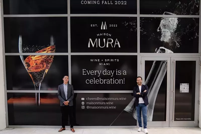 Image: Maison Mura is a wine and spirits partnership between Matthieu Yamoum (left) and Phillippe Vasilescu.