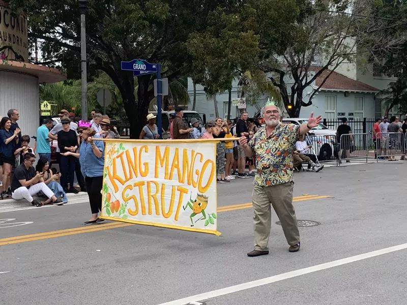 Image: The 38th-annual King Mango Strut ambled through Coconut Grove Sunday, December 29. See more photos from King Mango Strut 2019 here.