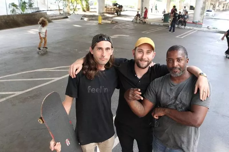 Image: Danny Fuenzalida (left), Nick Katz, and Richie Effs