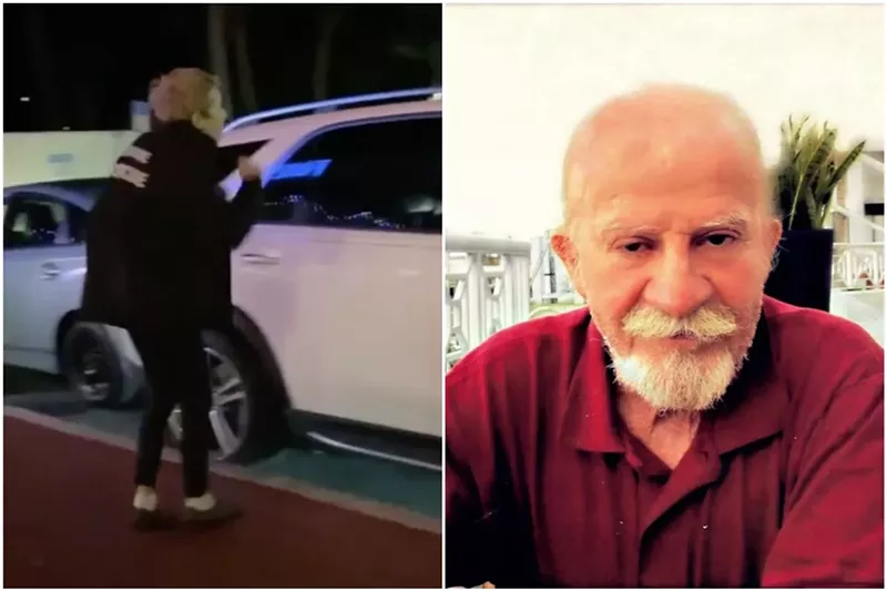 Image: Years before her anti-Semitic rant went viral, Leslie Socolov (left) killed Vietnam veteran Richard Flaherty (right) in a hit-and-run.