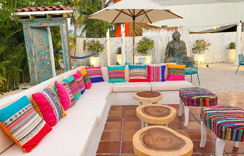 Image: Tayrona's outdoor patio.