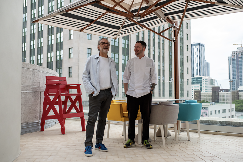 Chef Massimo Bottura (left) has entrusted Chef Bernardo Paladini of Torno Subito Dubai to lead Torno Subito Miami as Head Chef.