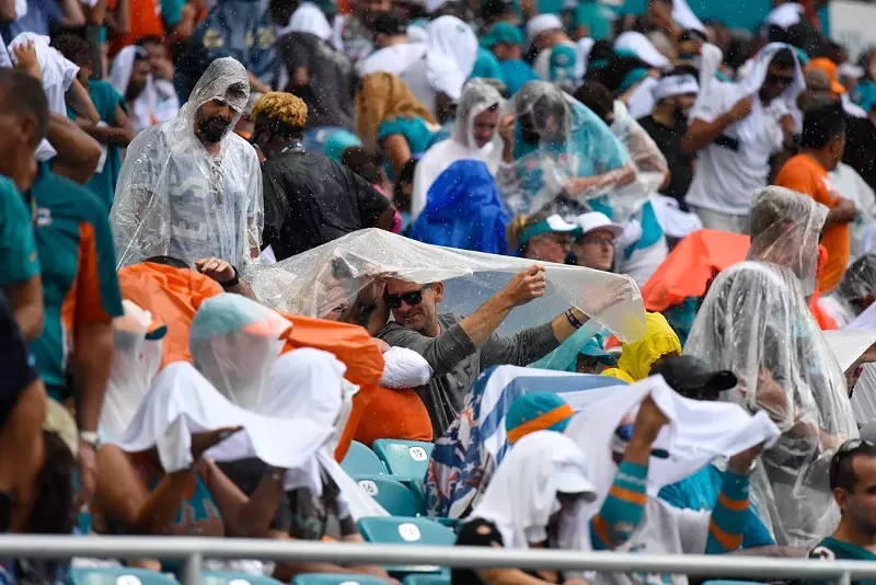 Image: See more photos from the Miami Dolphins season opener against the Tennessee Titans here.