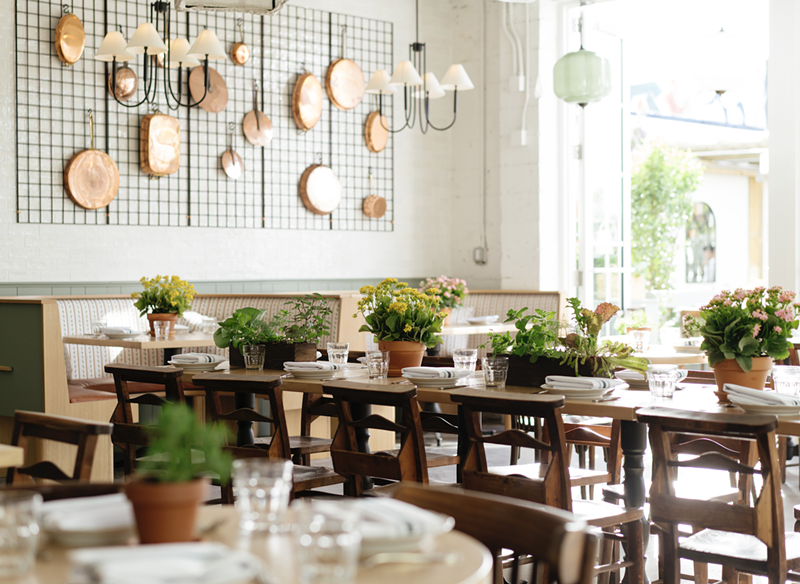 Image: a dining room