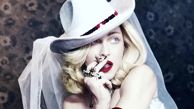 Portrait of a blonde Madonna