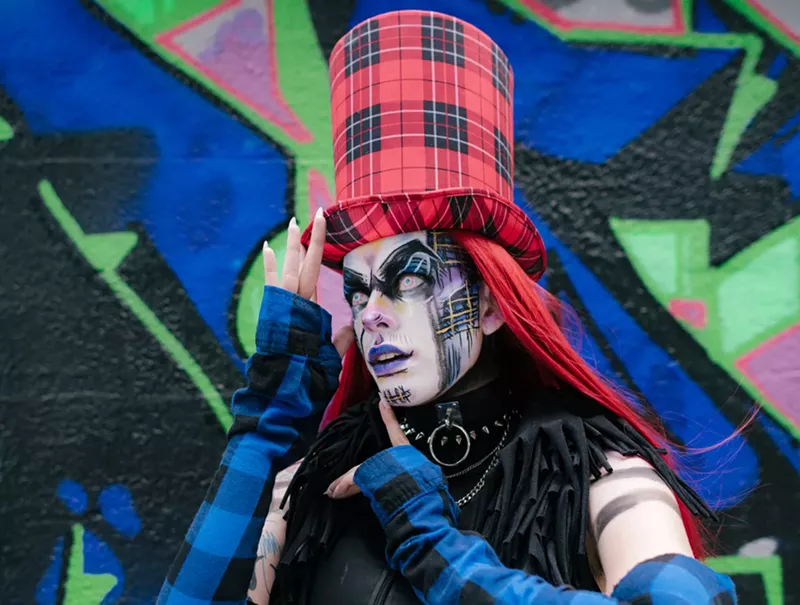 Image: Drag performer Andro Gin.