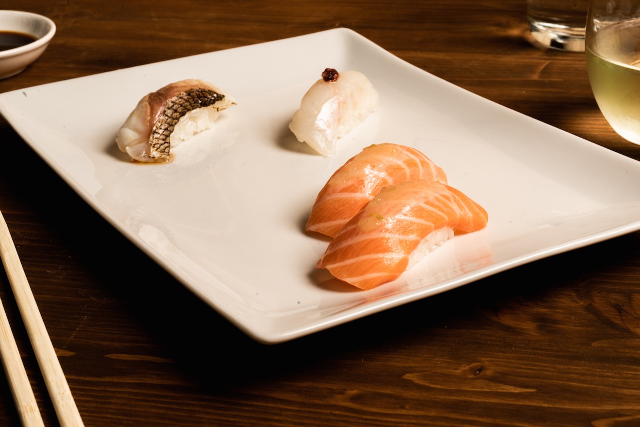 Omakai's affordable omakase offers plenty of familiar pieces plus a few less common bites.