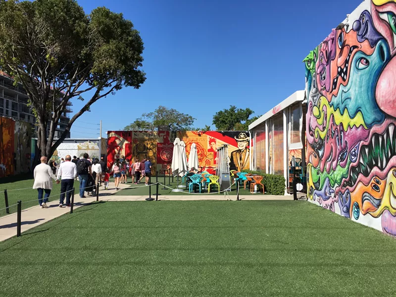Image: The Wynwood Walls have been closed since mid-March.