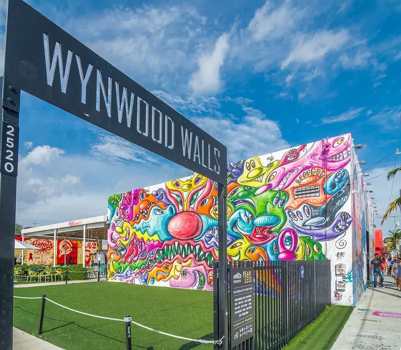 Image: The entrance to the Wynwood Walls