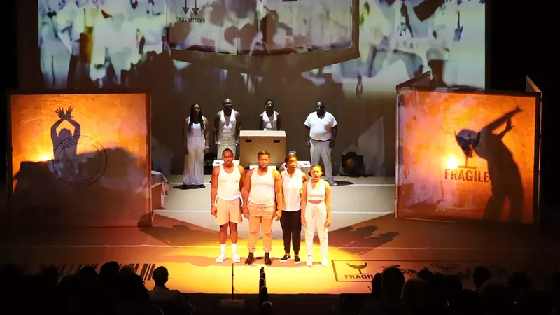 Image: A story of migration, expatriation, and immigration comes to the stage in Yankee Bajan at the Lehman Theater on Miami Dade College's North Campus.