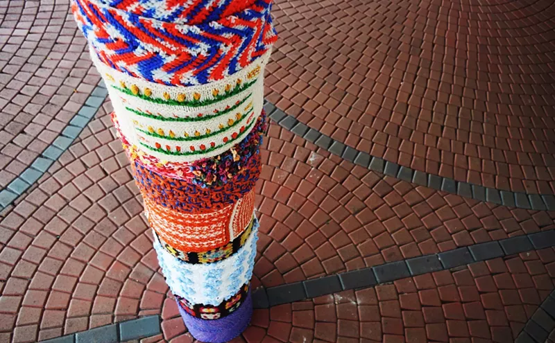Image: Yarn Bombing Goes Off at MOCA North Miami