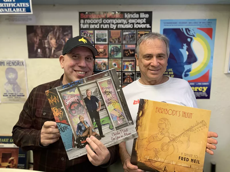 Image: Yesterday & Today founder Richard Ulloa (left) and owner Evan Chern.