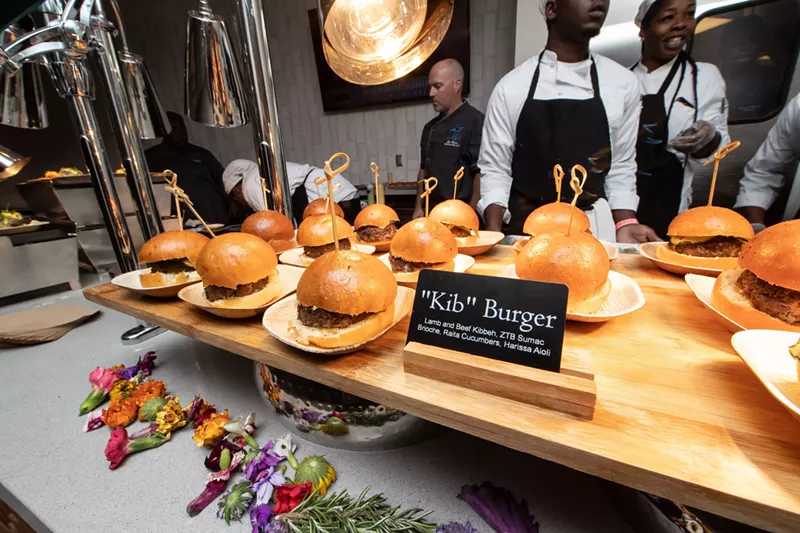 Image: A new burger at Marlins Park.