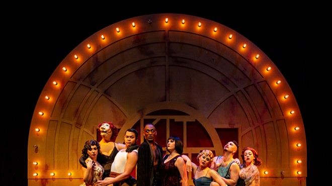 The cast fo Zoetic Stage's production of Cabaret